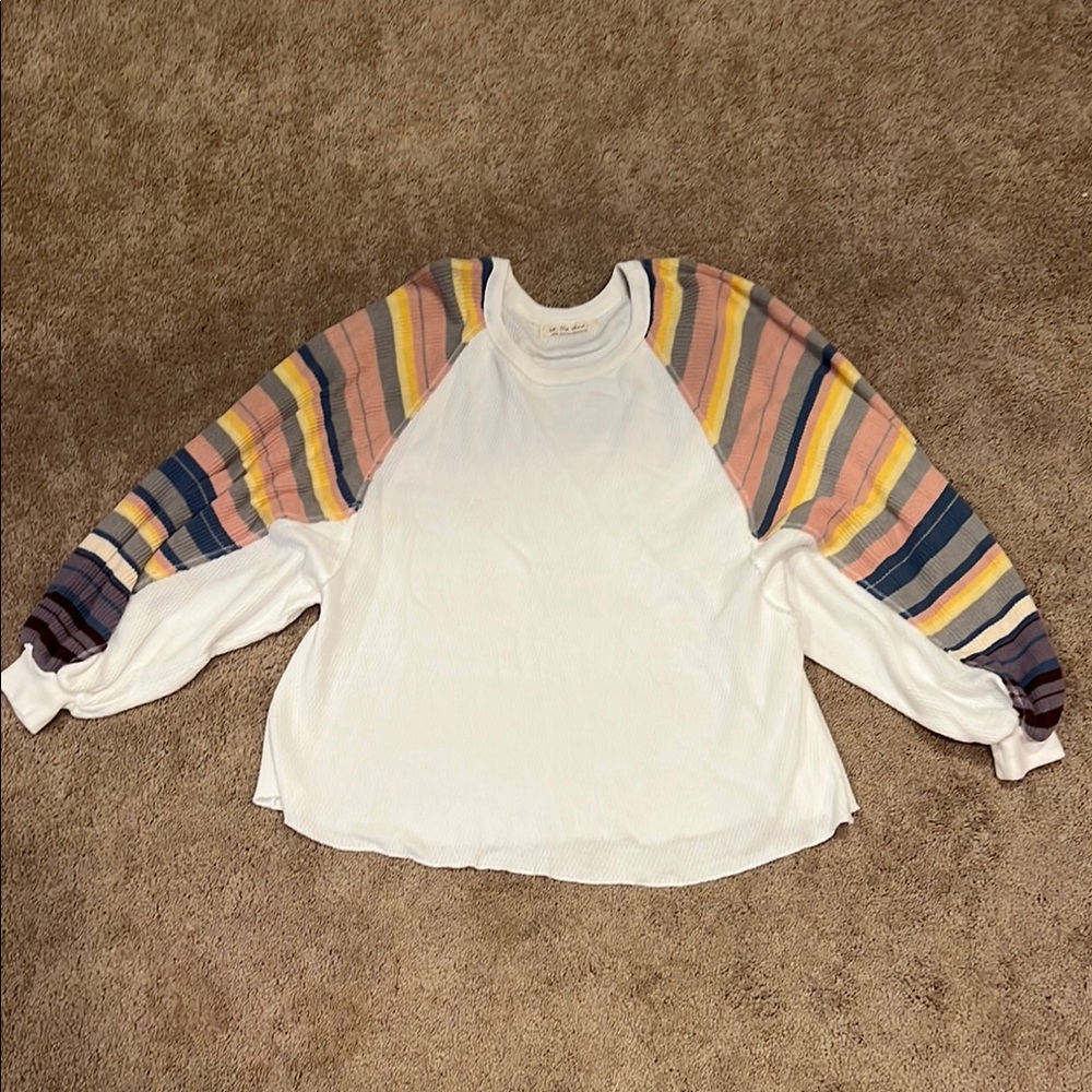 Free people puff sleeve shirt